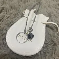 BLESS シルバー ネックレス リングとコインチャーム