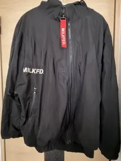 MILKFED. フード付きナイロンジャケット ブラックのサムネイル