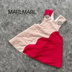 マールマール　プレイウェア　エプロン　ワンピース　80cm