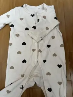 ハート ロンパース 70-80cm