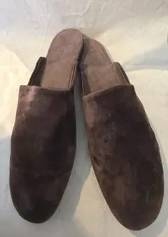 THE ROW スエード ミュール ブラウン　penelope mule 39のサムネイル