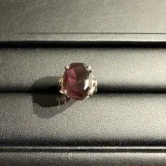 0111-94 アメジスト風 シルバー リング