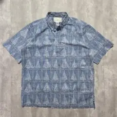 REYN SPOONER レインスプーナーvintage アロハシャツ総柄レア