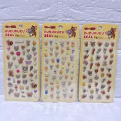 【新品✨】トムとジェリー ぷくぷくシール 3枚セット トムジェリ まとめ売り