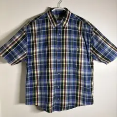 Eddie Bauer 半袖 チェックシャツ Mサイズのサムネイル