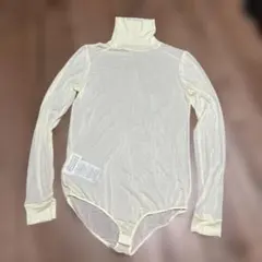 【新品未使用】Maison Margiela シアー ボディスーツ タートルのサムネイル