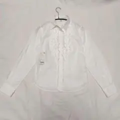 UNIQLO コットンフリルブラウス(長袖)