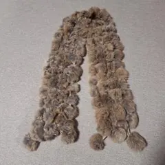 ファー　マフラー　美品