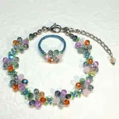 No.3896 ビーズブレスレットハンドメイド