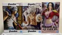 ワンピースフィギュア　ルフィ　ロー　ハンコック　3体セット