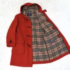 Burberry ダッフルコート　レッド