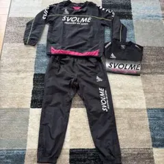 SVOLME ピステセット ブラック➕ハーフパンツ4点