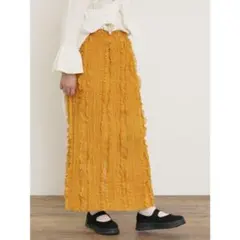 サマンサモスモス　ロングスカート黄色