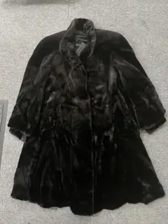 d*9様 56 美品SAGA MINK ROYAL ミンクファーコート 黒 毛皮