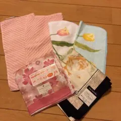 ハンカチタオル、ハンカチーフセット！