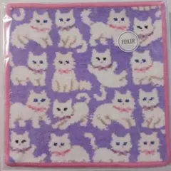【LOVERARY BY FEILER 】　『モフモフネコチャン』ハンカチ