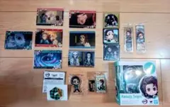 鬼滅の刃　炭治郎　フィギュアmini、カード、アクリルスタンド、シール