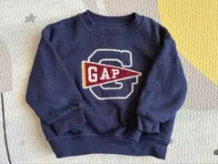 baby GAP ネイビー ロゴ トレーナー　18-24month 90