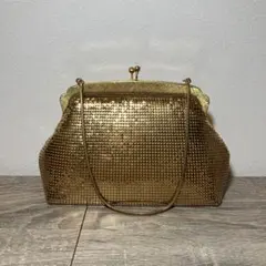 3F オロトン 西ドイツ製 メタルメッシュバッグ がま口 ショルダーバッグ