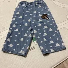 雲模様デニムボトムス 95cm未満　トイストーリー