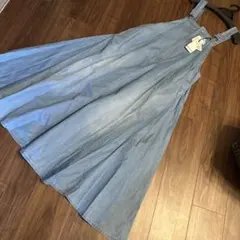 ヤマダヤ 新品未使用 デニム ワンピース ジャンパースカート