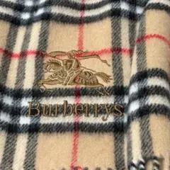 BURBERRY タータンチェック ブランケット ウール100％