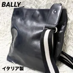 バリー　BALLY ショルダーバック　サコッシュ　レザー　ブラック