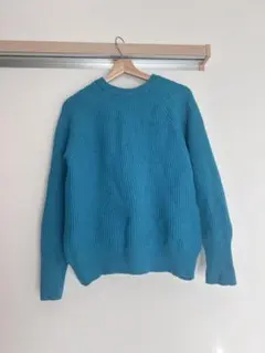 MACPHEE ターコイズ 長袖セーター S