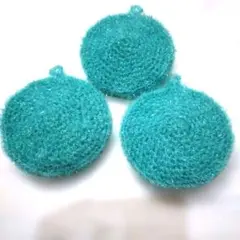 スセミたわし　エコたわし　ハンドメイド　３個セットのサムネイル