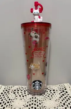 スターバックス バレンタイン2026 コールドカップタンブラーキャット710ml