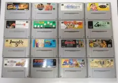☆早い者勝ちセール品☆【中古スーパーファミコンソフト】箱説無し16本セット
