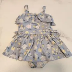 petit main 水着 ワンピース 花柄 100