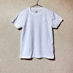 プーマ 150cm ホワイト半袖Tシャツ 薄手 シンプル スポーツカジュアル