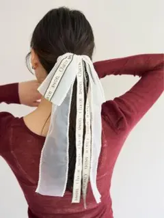 【新品タグ付き】Chacott Snidel リボンヘアアクセサリー