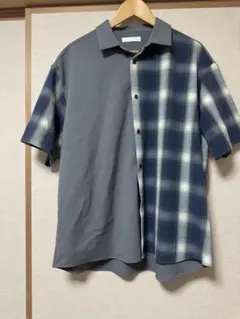 urban research 半袖シャツ チェック切替のサムネイル