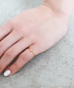 【Pondichery 】 Circle bezel brass リングのサムネイル