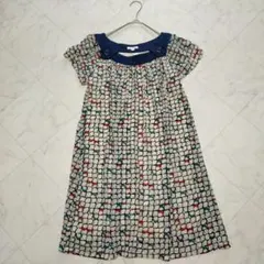 ハニーズ 半袖 チュニック シフォン 綺麗め Mのサムネイル