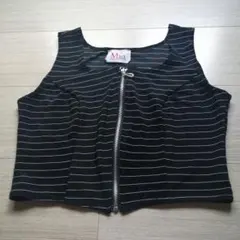 Mira Fashion U.S.A. ジッパータンクトップ