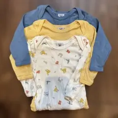 プチバトー ボディースーツ 3点セット 74cm/12M