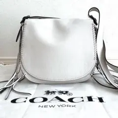 COACH ホイップラッシュ サドルショルダーバッグ 20115 ホワイト