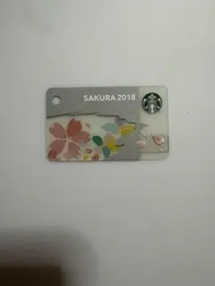 スターバックス　使用済みミニスタバカード　SAKURA2018 桜　さくらのサムネイル