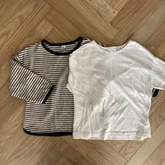 120サイズ 長袖カットソー 2枚セット