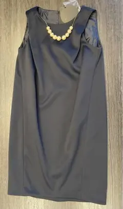【新品タグ付き】nano・universe サテンワンピース