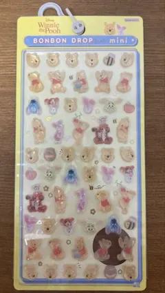 くまのプーさん ボンボンドロップシール ミニ BONBON