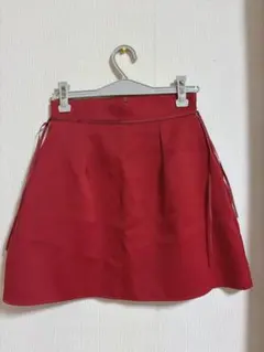 evelyn サイドリボンミニ丈スカート