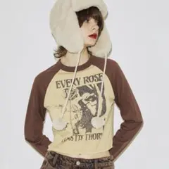 ラグランロンt Tシャツ