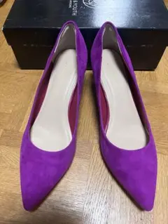 ユナイテッドアローズ新品スエードパンプス37ビューティ&ユースIENAアダムエロ