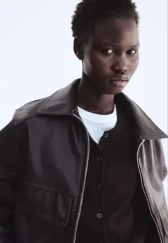 格安美品H&M❤︎ファインニットカーディガン　ダークブラウン　M