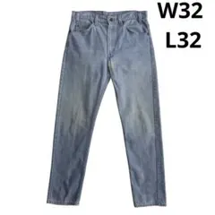 90s USA製 Levis 505 カラーデニム W32L32 ブルーグレー