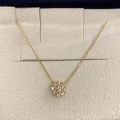 Vendome Aoyama ダイヤモンド ネックレス 18k イエローゴールドのサムネイル